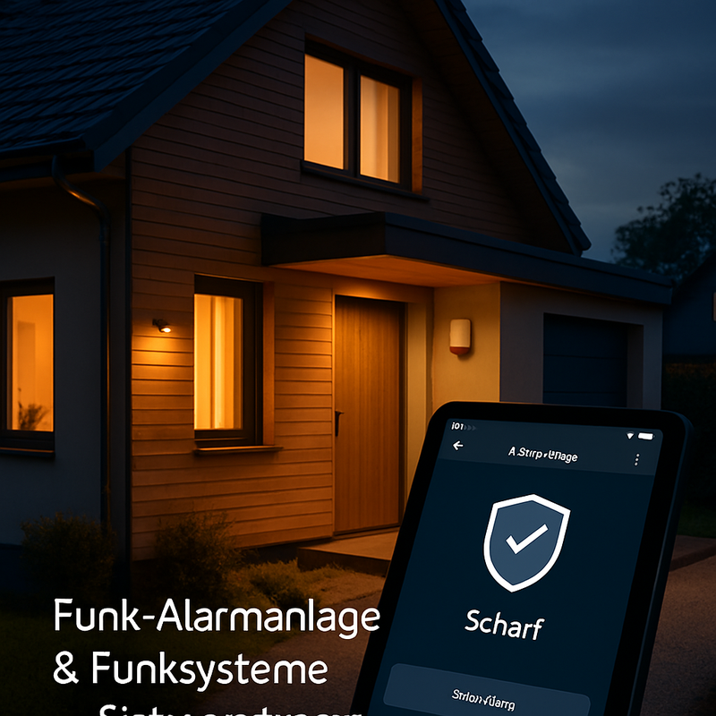 Funk-Alarmanlage & Funksysteme — Sicher zuhause