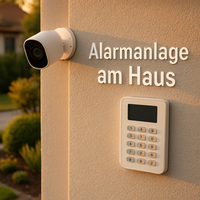 Alarmanlage am Haus