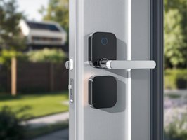Sicheres smartes Türschloss mit moderner Technologie für Haussicherheit